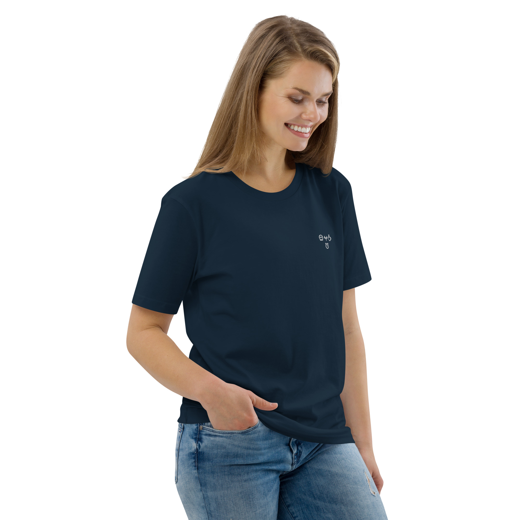 MNML | Morning Coffee Dead | Dark mode | Unisex T-shirt | Premium organic cotton | Embroidered - Image 20