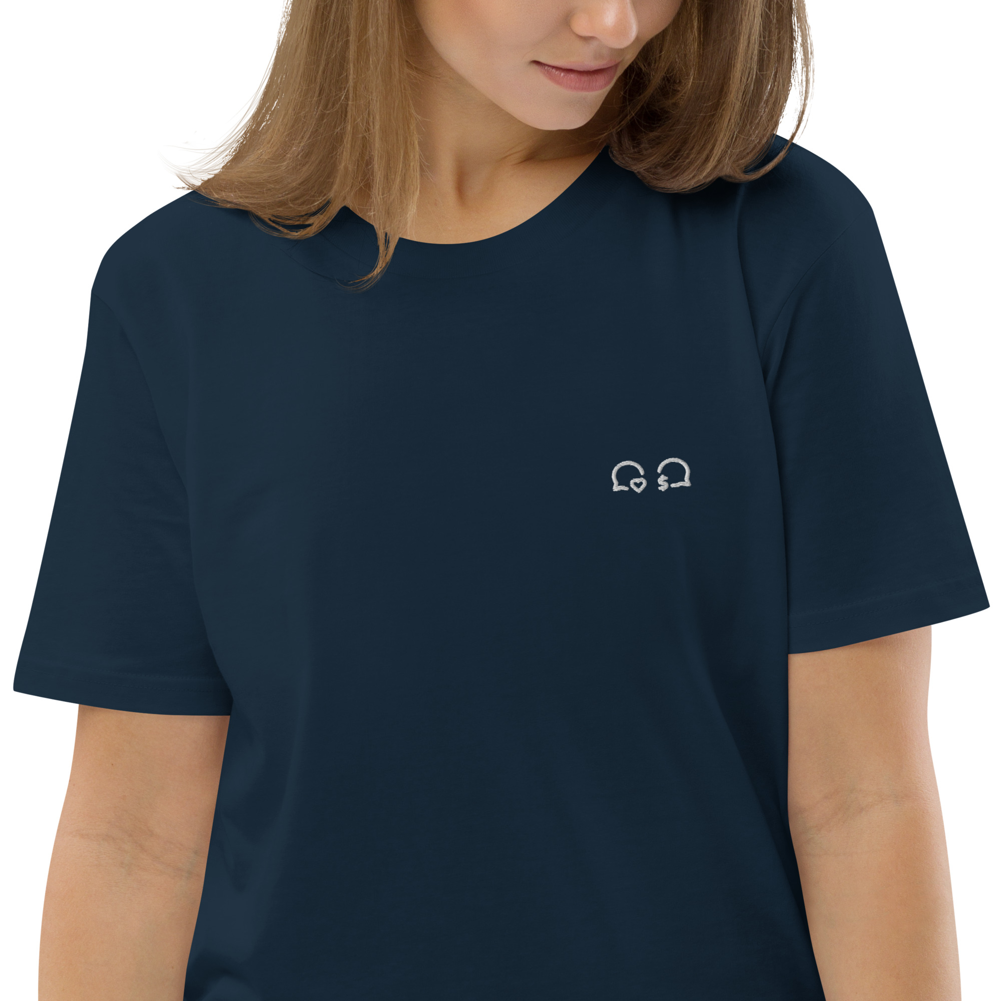 MNML | Chato Love Money | Dark mode | Unisex T-shirt | Premium organic cotton | Embroidered - Image 17