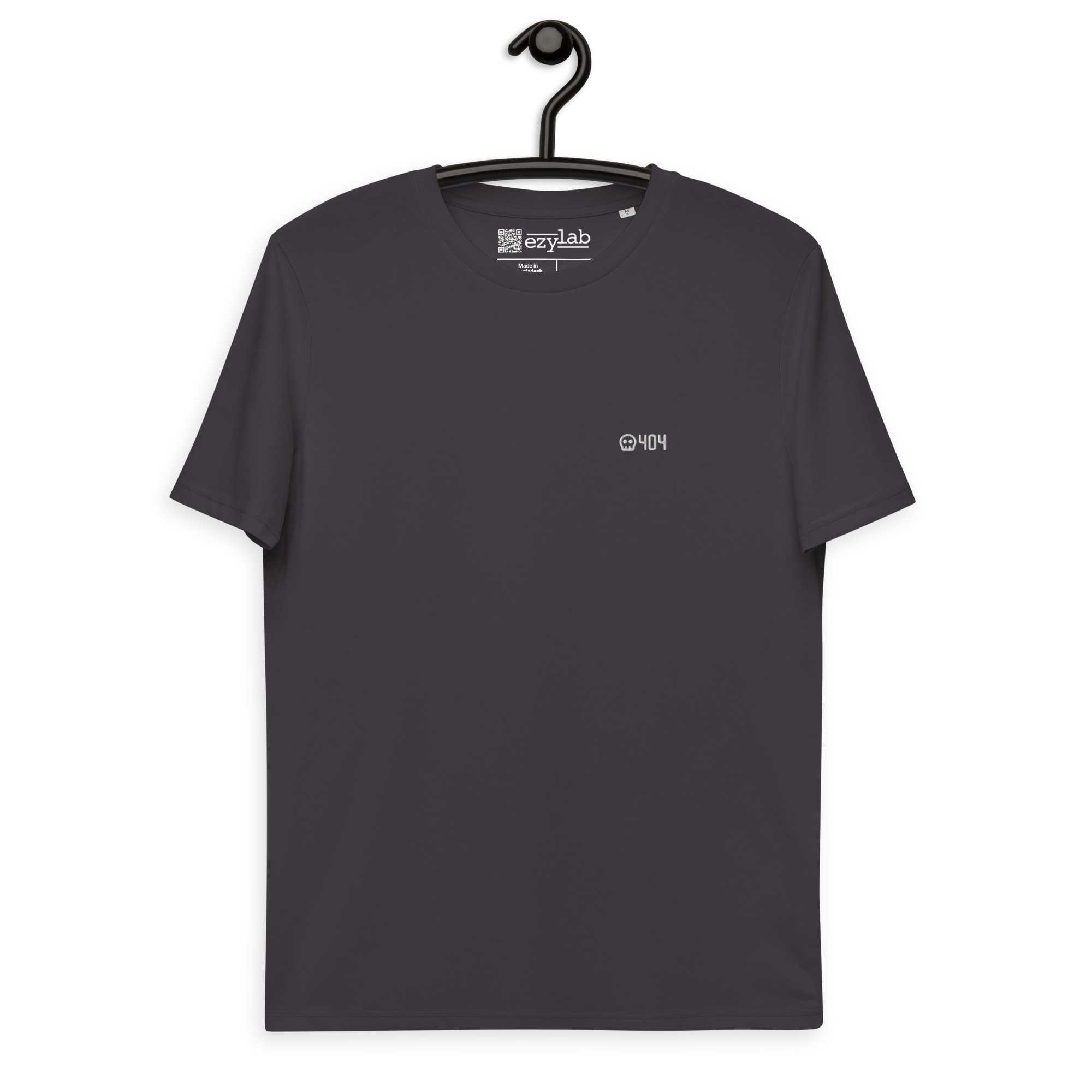 MNML | 404 | Dark mode | Unisex T-shirt | Premium organic cotton | Embroidered (new) - Image 14