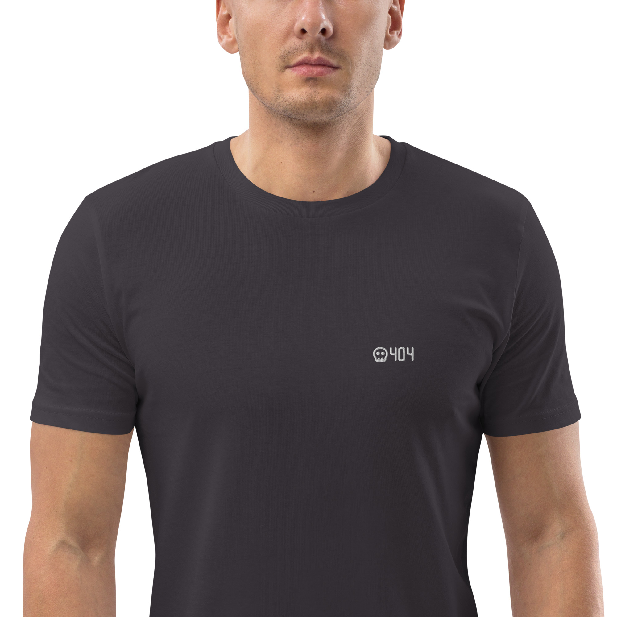 MNML | 404 | Dark mode | Unisex T-shirt | Premium organic cotton | Embroidered (new) - Image 24