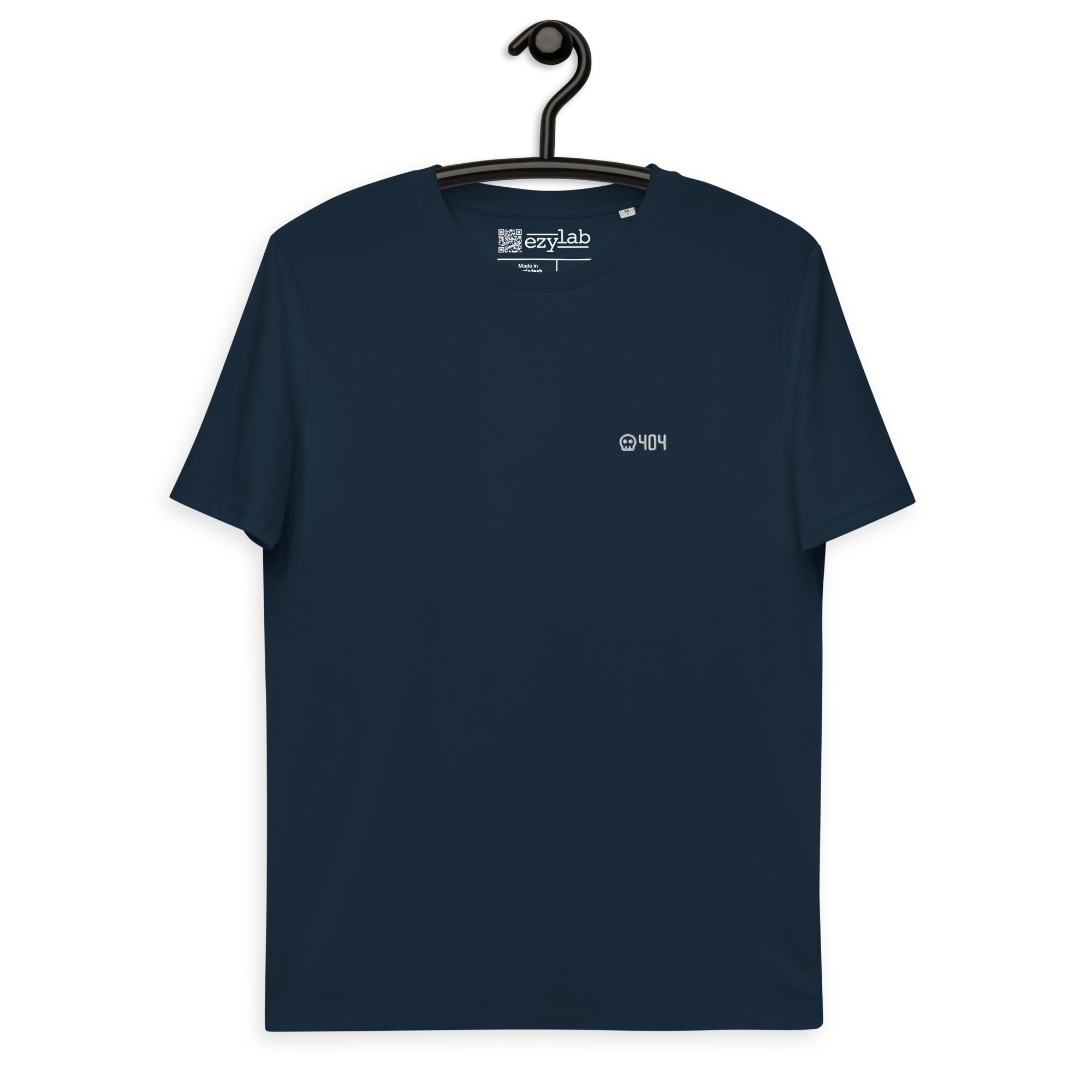 MNML | 404 | Dark mode | Unisex T-shirt | Premium organic cotton | Embroidered (new) - Image 12