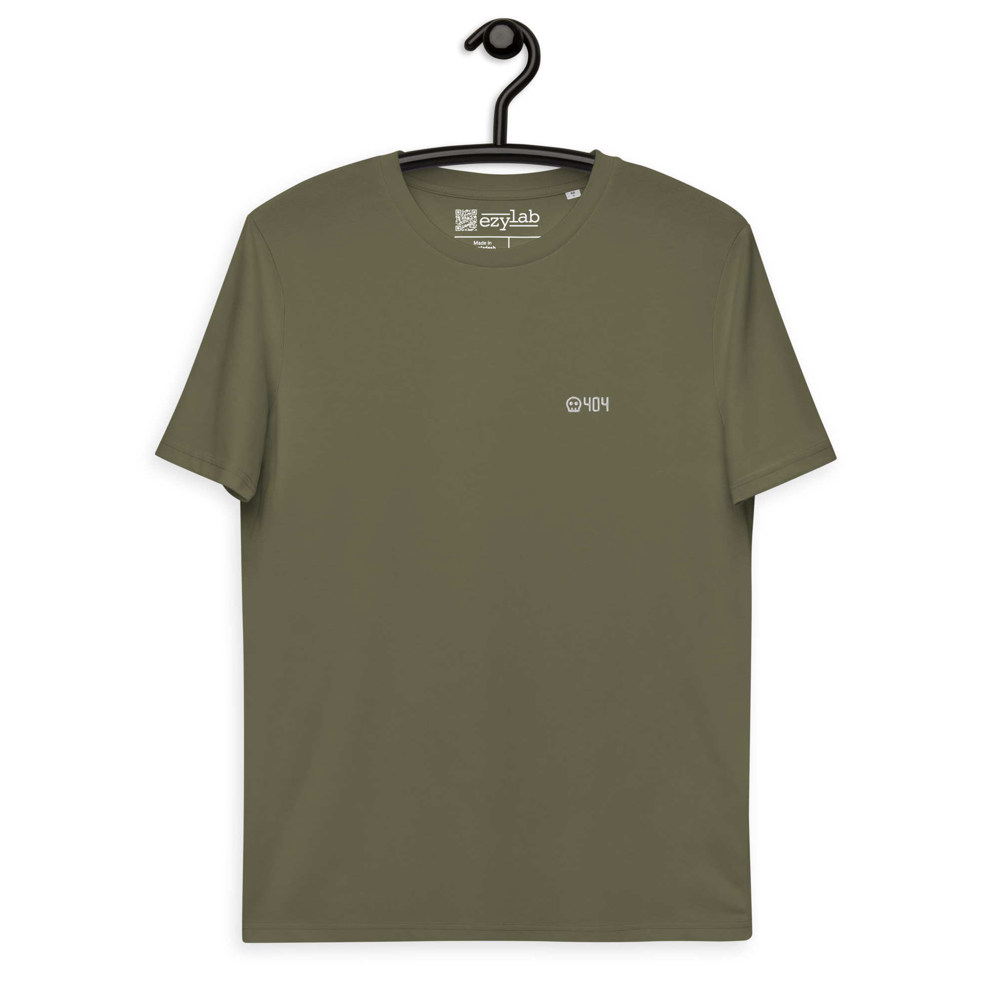 MNML | 404 | Dark mode | Unisex T-shirt | Premium organic cotton | Embroidered (new) - Image 11
