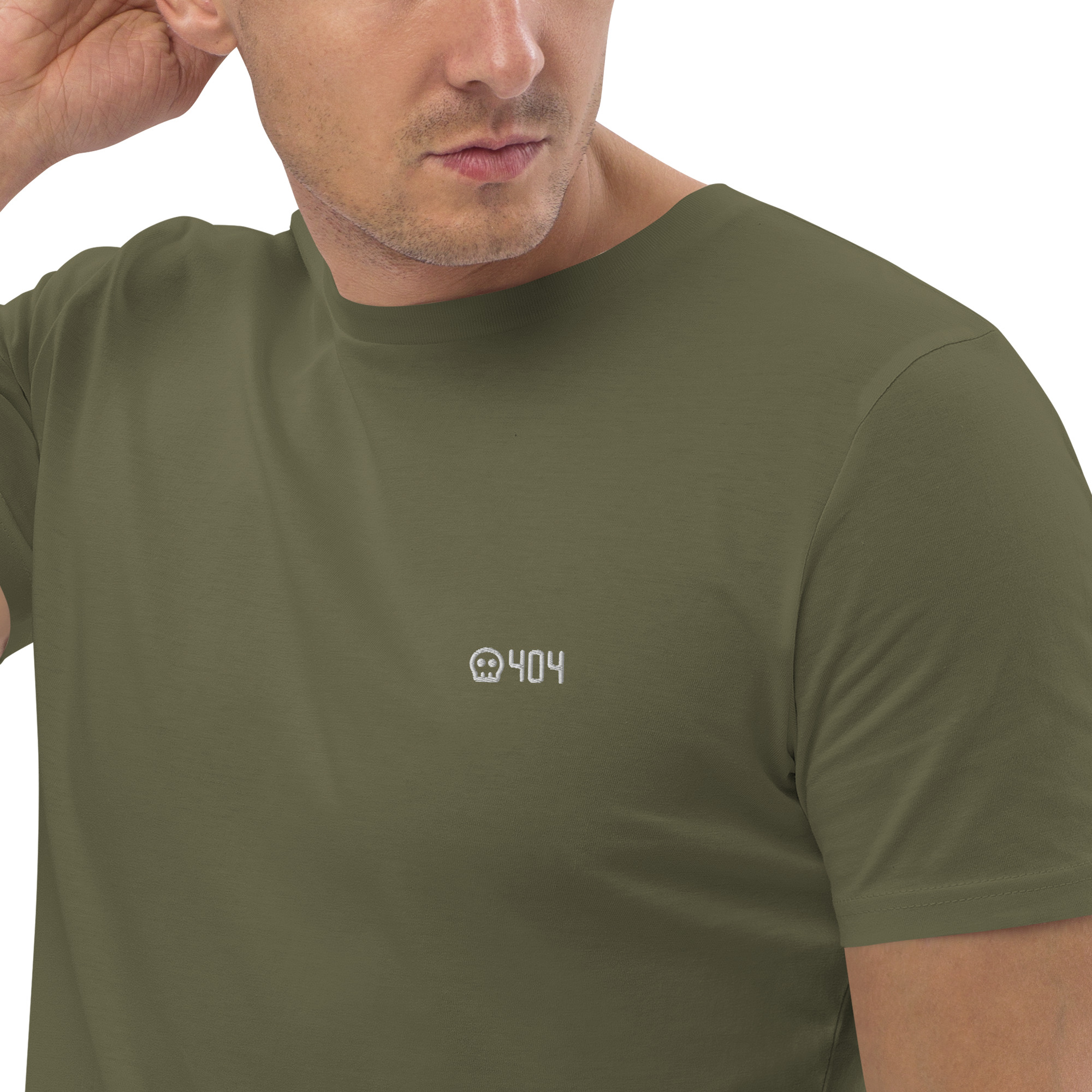 MNML | 404 | Dark mode | Unisex T-shirt | Premium organic cotton | Embroidered (new) - Image 33
