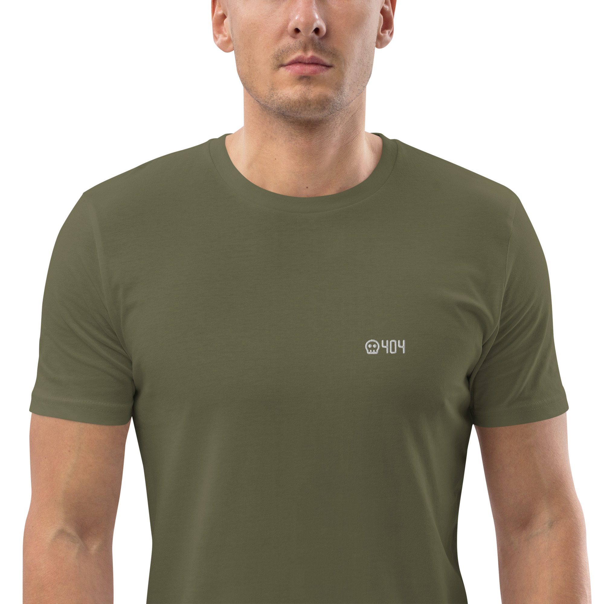 MNML | 404 | Dark mode | Unisex T-shirt | Premium organic cotton | Embroidered (new) - Image 29