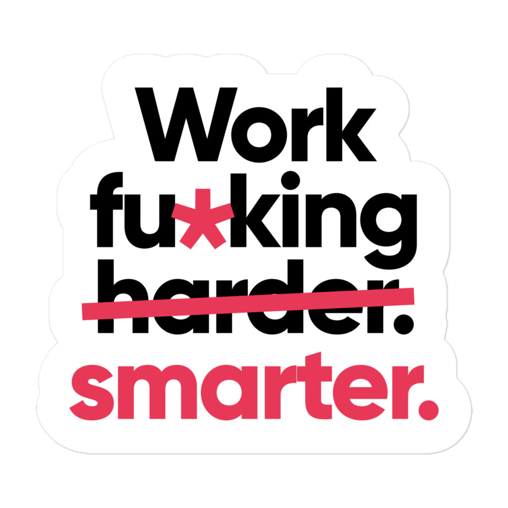 Sticker | harder/smarter | light mode - Image 3