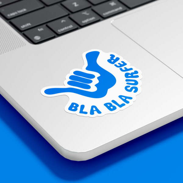 Bla Bla Surfer - Blue | Sticker