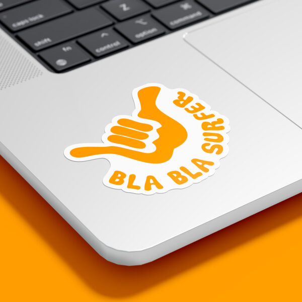 Bla Bla Surfer - Orange | Sticker
